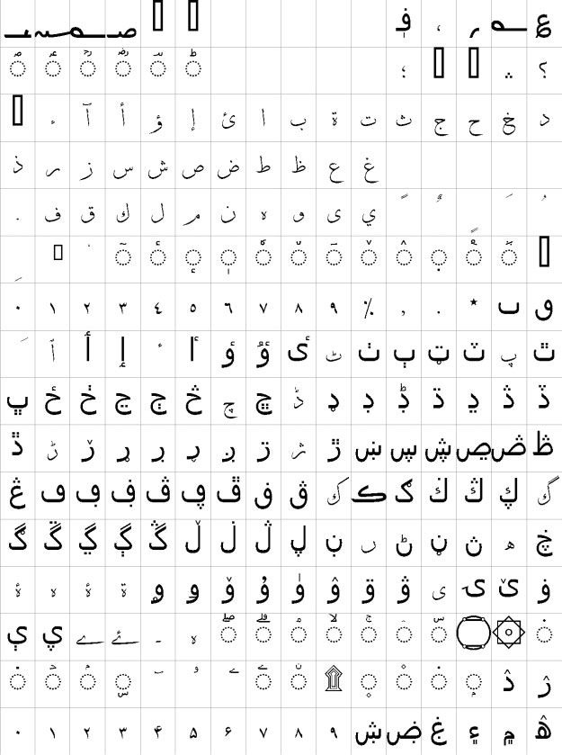 Thuluth Font Bold