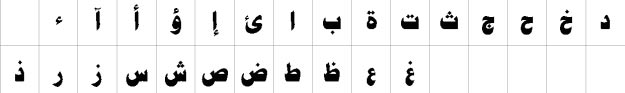 Aslam Urdu Font