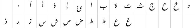 Farsi Unicode Urdu Font